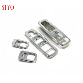 

STYO ABS Carbon Fiber Interior Window Glass Lifter Switch Frame Cover For LHD Jeep Grand Cherokee 2014-2018 2015 2016 2017