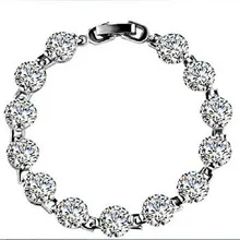 1 карат отлично Дизайн реальная SONA синтетических алмазов браслет Best Свадебные Юбилей подарок для Для женщин Красота ваши руки