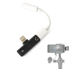 Адаптер Lighting Port EACHSHOT 2в1 для микрофона прикрепленного к кардану