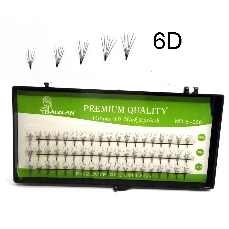 

Professional 0.07 6D Volume Eyelashes ,No Glue Premade Fake Natural Eyelash,Natural Fake False Eyelash Long Cluster Extension
