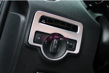 

Accessories For Mercedes-Benz Vito W447 Interior Headlight Headlight Switch Cover Panel Trim 2014-2018 Car Styling Chrome