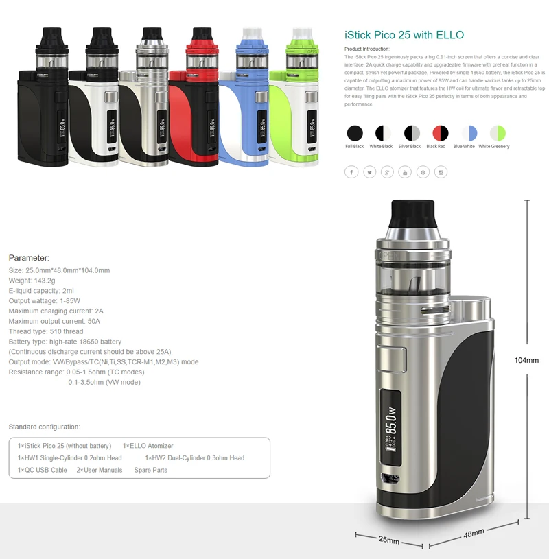 Eleaf IStick Pico Starter