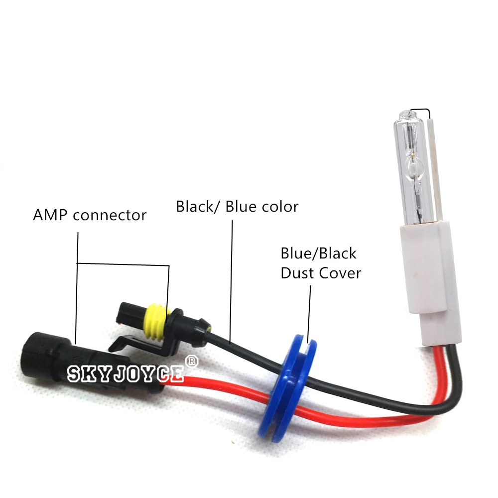 SKYJOYCE 2X ксеноновая лампа для 2,8 ''3'' ксеноновая лампа для объектива проектора 35 Вт 4300 К 6000 К 8000 К ксеноновая лампа для автомобильного проектора