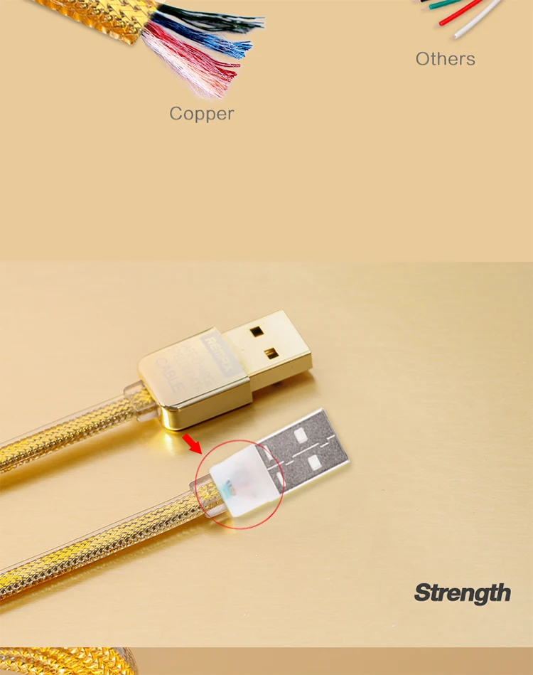 REMAX Golden Micro USB Cable_04