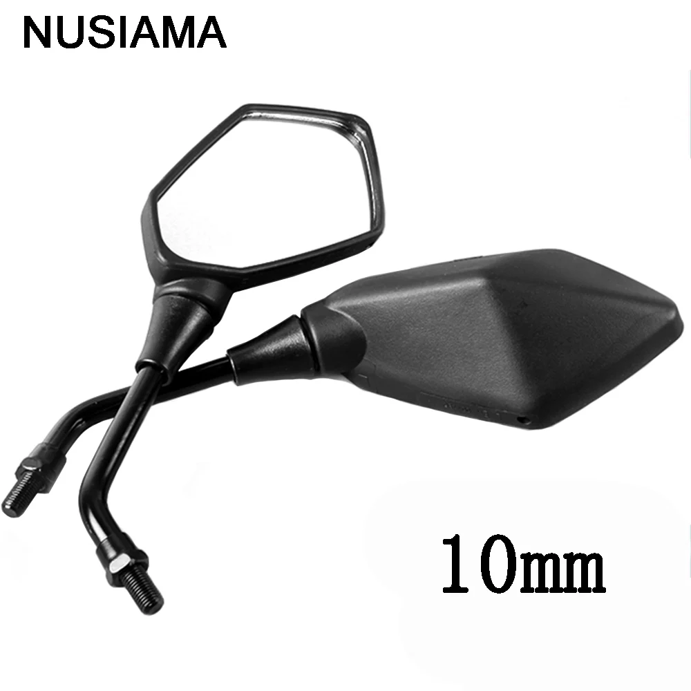 10mm 8 мм 10 мм Мотоцикл зеркала заднего вида зеркала для CBR 600 1000 RR Ninja ZX 6R 9R 10R YZF R1 R6 R6S GSXR Z400 250 р - Цвет: 10mm