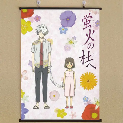 

Hotarubi No Mori E The Light Of A Firefly Forest Home Decor Poster Wall Scroll B