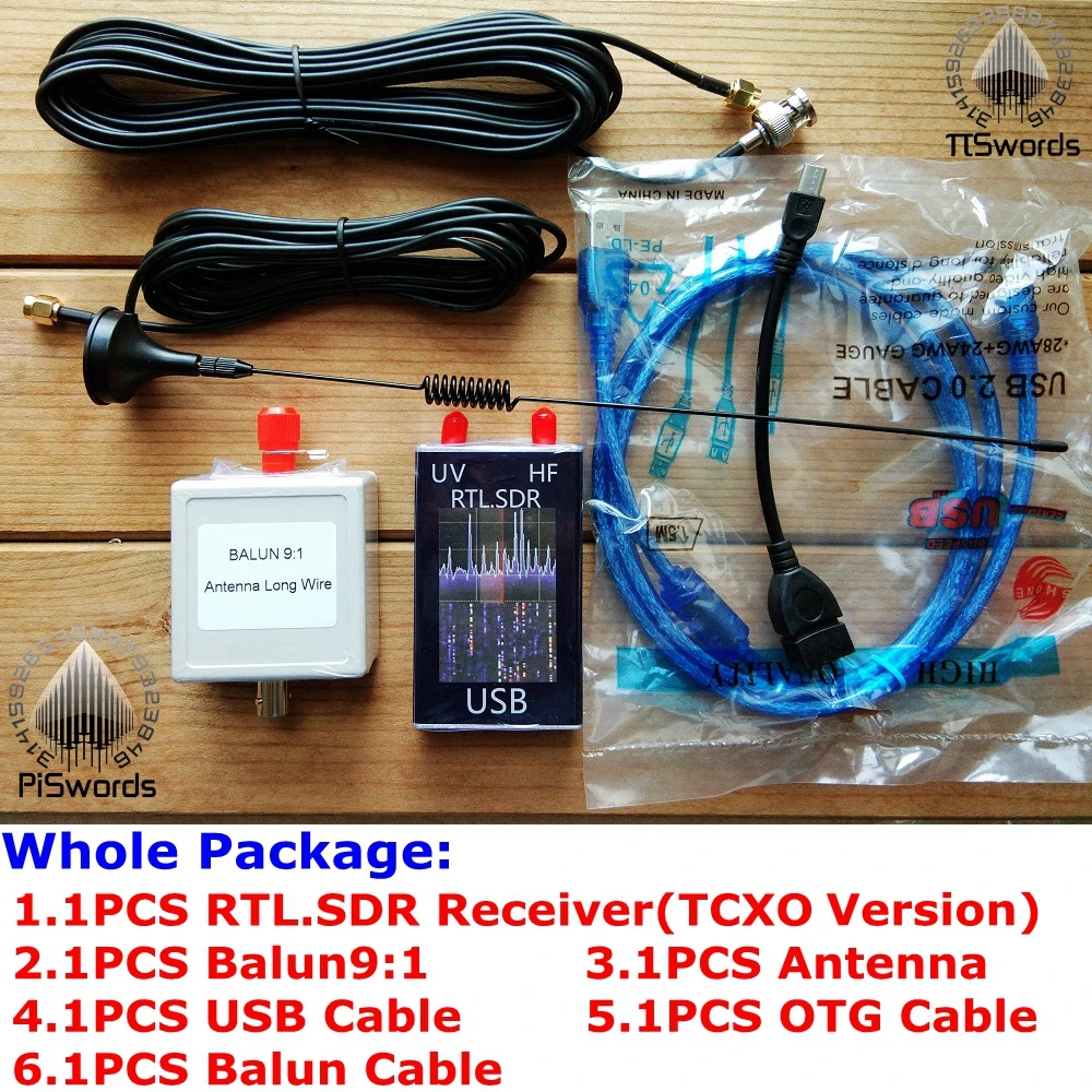 USB RTL SDR RTL2832U+ T820t2 TCXO УКВ радио ключ широкие покрытия 100 кГц-1,7 ГГц полосы SDR приемник