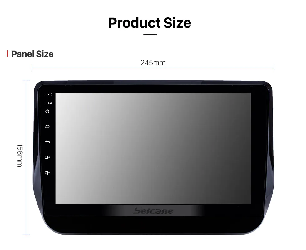 Clearance Seicane Car 9" Stereo HD 2Din for Hyundai H1 Grand Starex 2017 2018 2019 Android 8.1 Bluetooth AUX WIFI support DAB+ OBD2 DVR 14