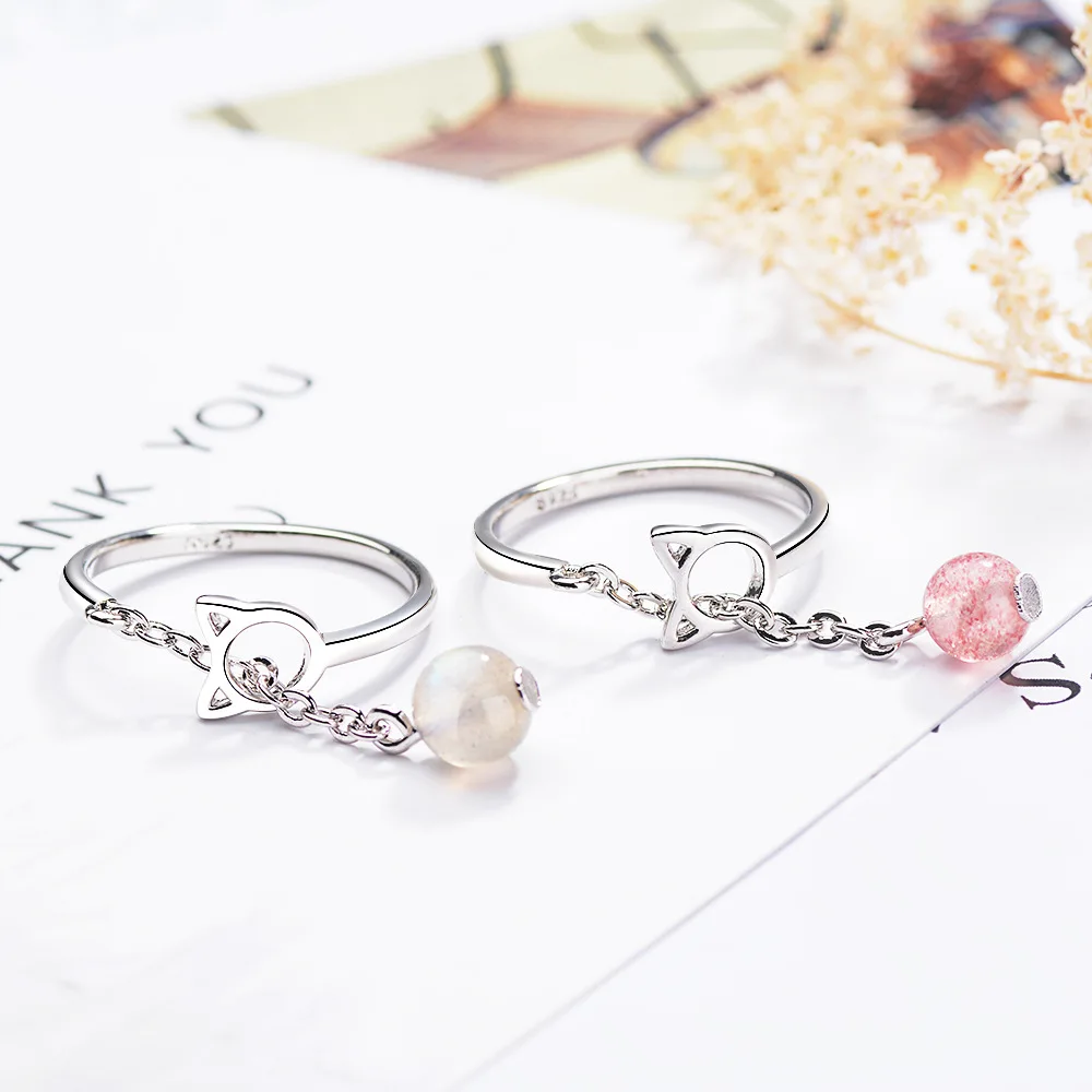 women adjustable stone rings  (8)
