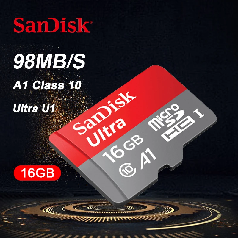 SanDisk Ultra UHS I ГБ 64 Гб 32 16 8 карты памяти в micro SD карта класс 10 microSD 128 и 4 tf microSDXC|Карты
