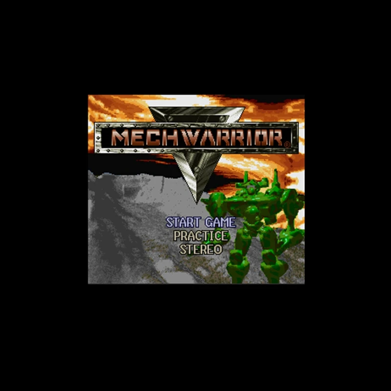 

Mechwarrior NTSC Version 16 Bit 46 Pin Big Gray Game Card For USA Game Players