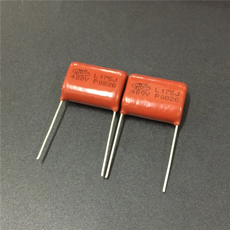 

50pcs CBB 175 250V 175J CL21 1.7uF 1700nF P20 Metallized Polypropylene Film Capacitor