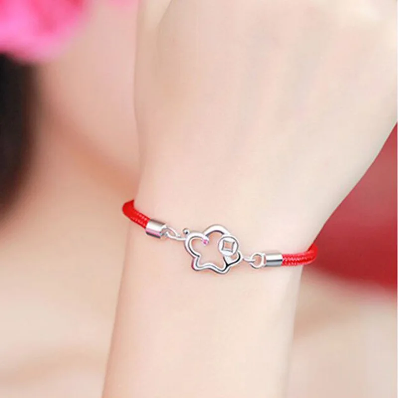 New Fashion Korean Red Rope Bracelet Female born year Dog