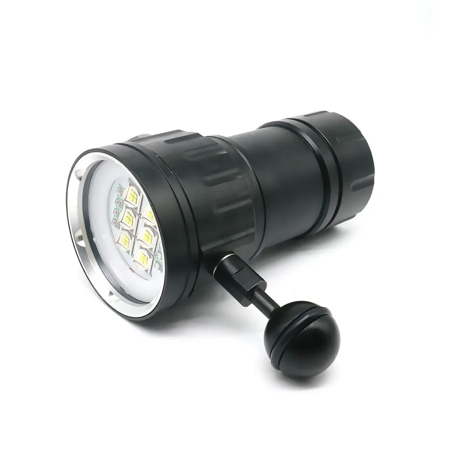 Светодиодный светильник для дайвинга XHP70/90 светодиодный светильник для фотосъемки и видеосъемки подводный 100 м водонепроницаемый фонарь для камеры