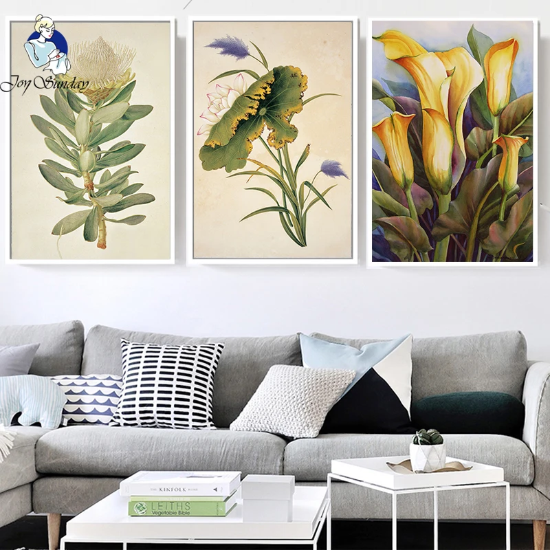 

JOY SUNDAY Sewing, DIY DMC11CT 14CT cross stitch, set embroidery painting flower Home wall decoration counting cross stitch 8