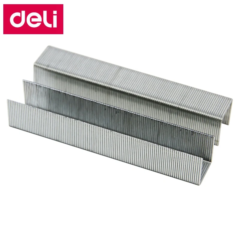 

10000PCS/LOT 10Boxes Deli 0013 Heavy staples 23/13 staples 12x12 mm staples capacity 100 pages 70g papers