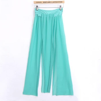 

Women Sheer Mesh Bikini Cover Up Beach Sarong Swimwear Solid High Waist Split Bohemian Long Skirt