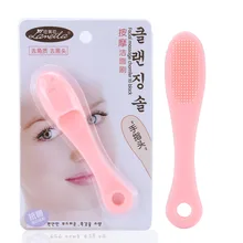 LAMEILA Soft Silicone Face Cleansing Brush Skin Care Facial Pore Cleaner Massage Brush Deep Cleaning Exfoliating