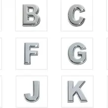 260 шт 10 мм Хром Цинк сплав DIY Слайд буквы внутренний Dia.10mm может через 10 мм длина браслета подходит 10 мм ошейник для домашних животных