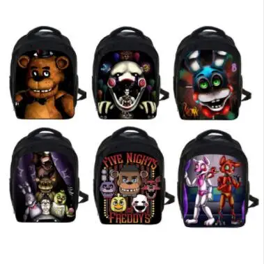 

Five Nights At Freddys Backpack FNAF Chica Foxy Bonnie Mangle Children School Bags Chica Backpacks Boys Girls Kindergarten Bag
