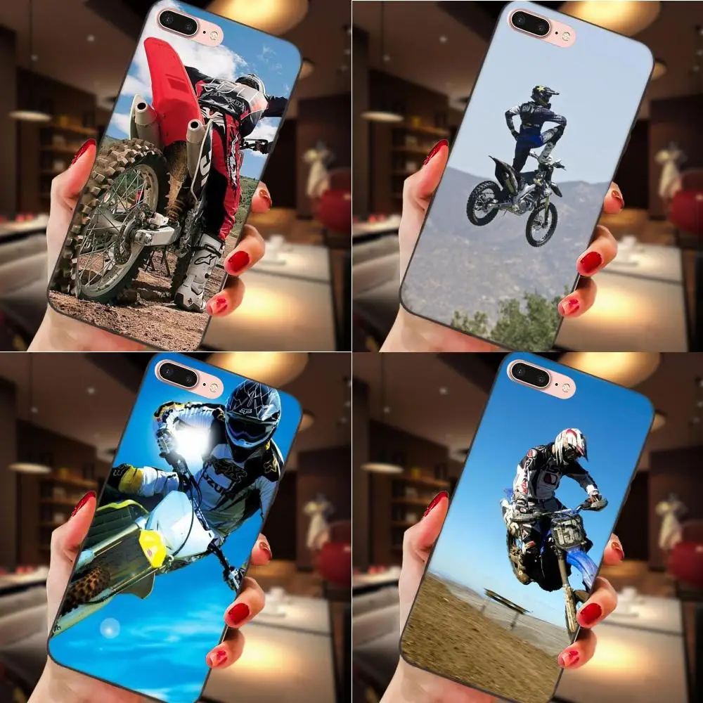 ТПУ чехол для телефона Moto крест Dirtbikes Huawei NOVA 2 Plus S 3i 4 Y3 Y5 II Y6 Y7 Y9 Lite Prime 2017 2018