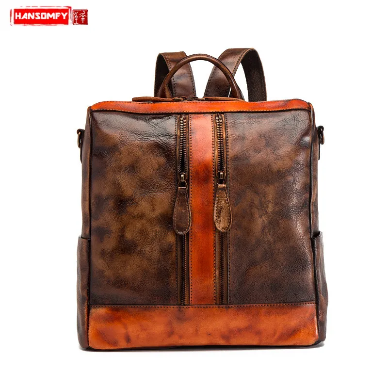 Dos Première Femmes D'école Capacité Sauvage Simple Cuir Sacs Voyage En 1 Sac Des Mode À 3 Couche Couture Bandoulière 2 Grande 4 Loisirs qUFw6n5AXx