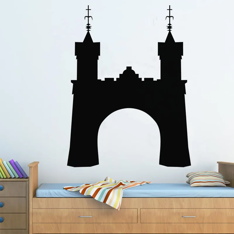 DCTOP Cartoon Princess Castle Wall Sticker Vinyl Wall Decal Removable