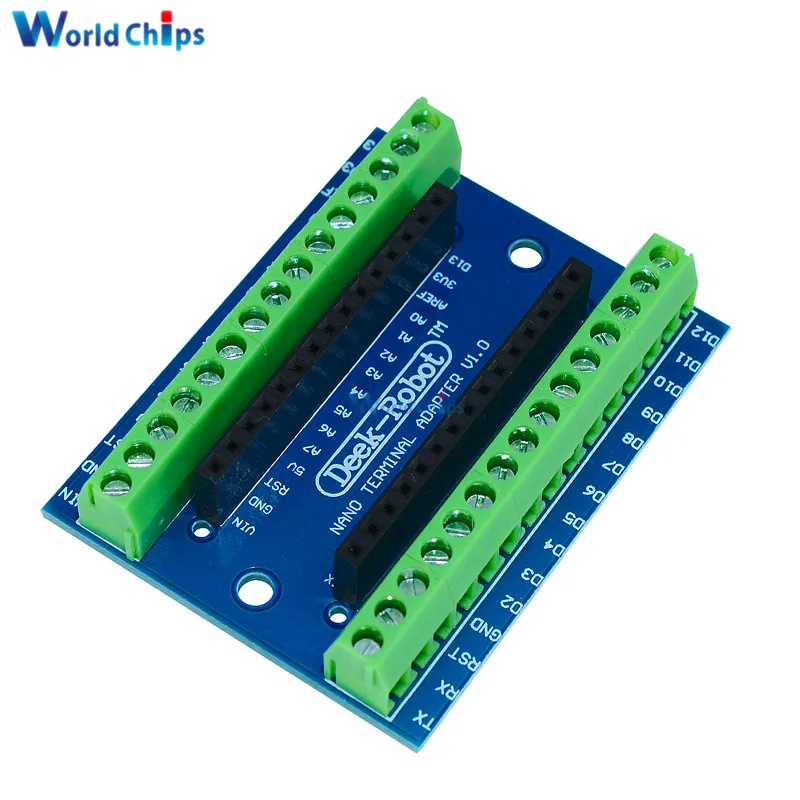 Nano Terminal Adapter for the Arduino Nano V3.0 AVR ATMEGA328P-AU Module Board