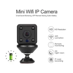 Wi-Fi мини-камера с питанием от аккумулятора камера безопасности 1080 P невидимая ночного видения TF карта хранение мобильного телефона Вид akku