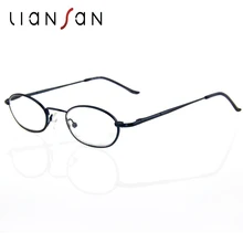 LianSan, ретро титановые очки, очки для чтения, для женщин и мужчин, фирменный дизайн, дальнозоркость, L2291