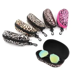 New Glasses Case Fashion Leopard Grain Peanuts Box Sunglasses Case Women Men Spectacles Cases New Design Hot