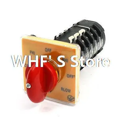 

Ith25A 24 Terminals 8 Positions Cam Changeover Switch T-16EXF64D-8