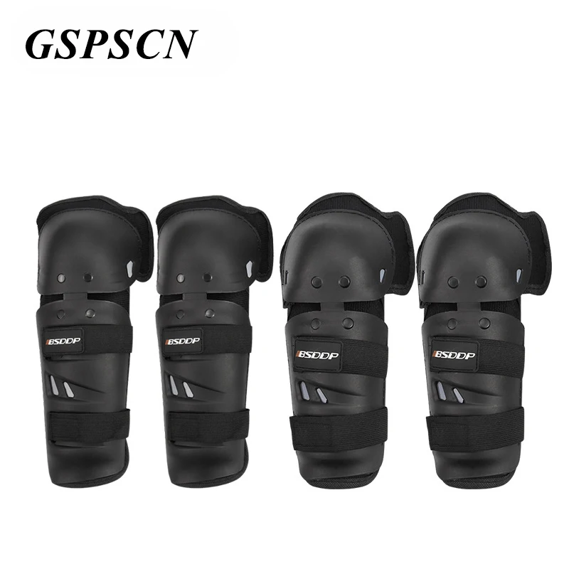 

2pcs Knee 2pcs Elbow protection Riding Tribe Motorcycle Riding Knee Pads Motocross Racing Protective Gears Hands and Leg Guards