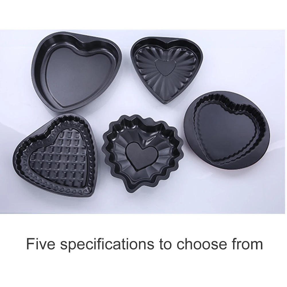 Heart Shape Molds Non Stick DIY Chocolate Fondant Making Molds Bakery Supplies Stampo per torta a forma di cuore RT99