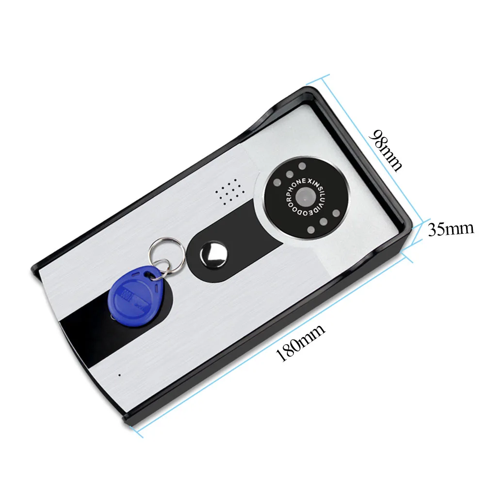 700TVL домофон домофона HD RFID камера доступа Водонепроницаемая наружная дверь телефон звонок ИК ночного видения считыватель для домашней системы