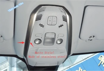

Lapetus Auto Styling Front Row Roof Reading Lights Lamp Cover Trim 1 Pcs Matte Fit For Peugeot 3008 3008GT 2017 2018 2019 2020