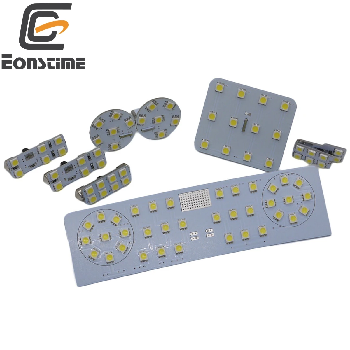 Eonstime 12V 8pcs set 5050 SMD LED Car font b Interior b font Reading Lights Case
