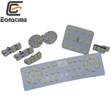 Eonstime 12V 8pcs set 5050 SMD LED Car font b Interior b font Reading Lights Case