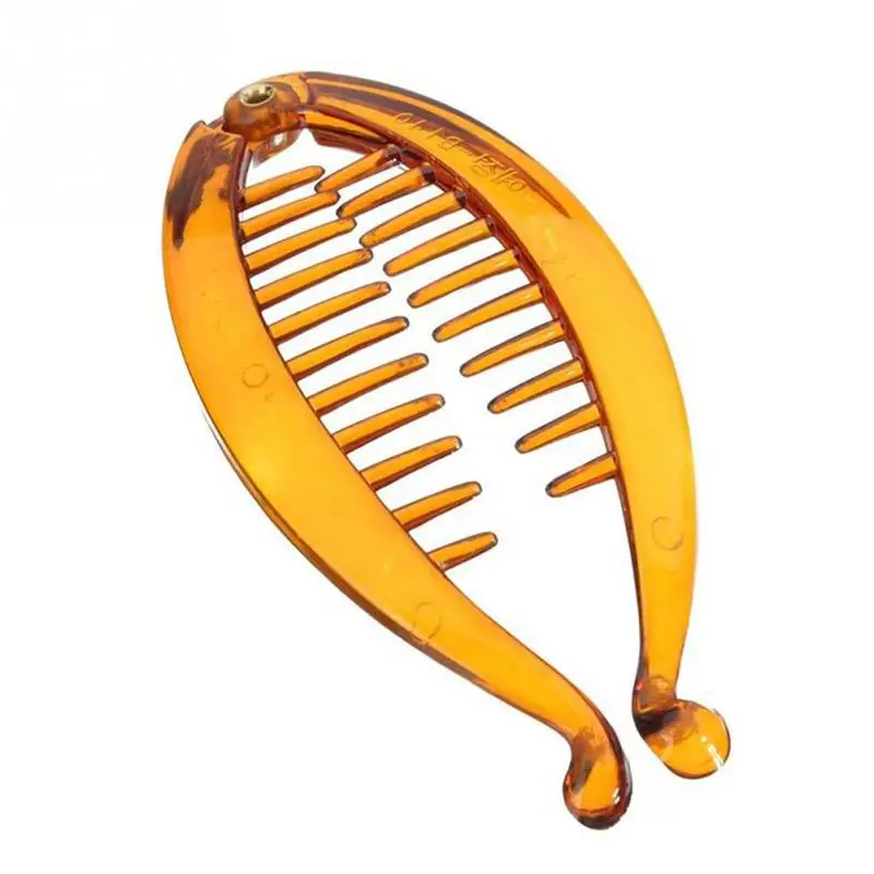 Hair Claw Tail Fish Clip Comb Banana Hairclip Grips Clamp Women Girls
