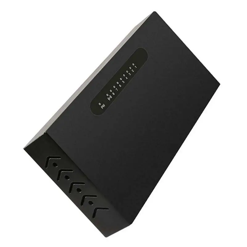 Diewu 8 Порты и разъёмы Мощность Ethernet сетевой коммутатор питания через Ethernet 10/100 Мбит Настольный концентратор Lan 6 Spoe Порты инжектор Мощность для камер(штепсельная Вилка стандарта США