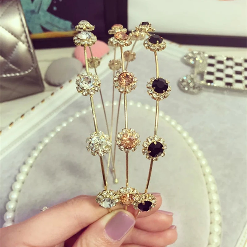 

Fashion Women Elegant Chic Bling Crystal Rhinestone Headband Metal Hairbands