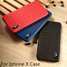 

2018 New Ultra-thin luxury silicone Tpu gel mesh braided case for iPhone 6 6s I7 I8 IX Smooth Matte Anti-fall Cases cover