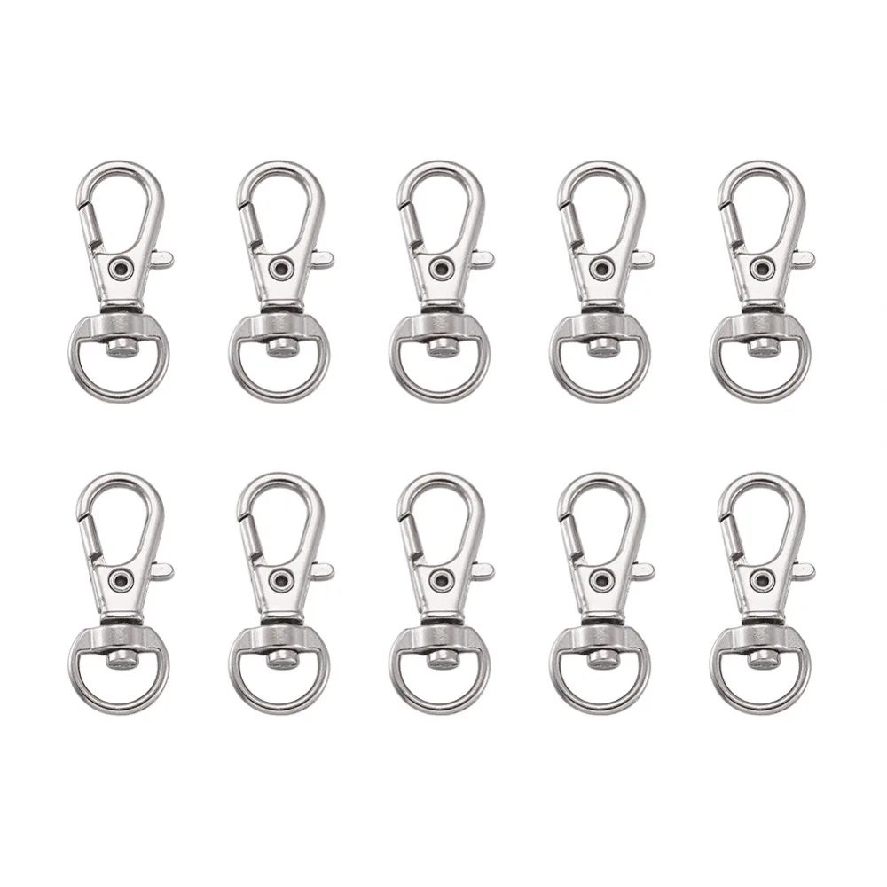 100pcs Keychain Hooks with Key Rings Keychain Clip Hooks With Rings For  Lanyard Jewelry Making DIY Crafts - AliExpress