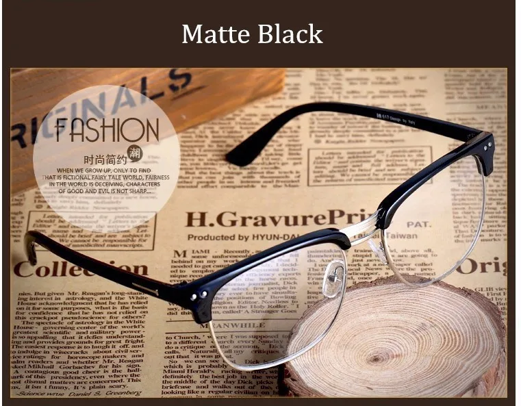 half frame glasses frame (24)