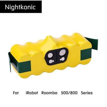 

Nightkonic 14.4V NI-MH 4500mAh Rechargeable Battery pack For iRobot Roomba 500 600 700 800 Series Vacuum Cleaner Yellow