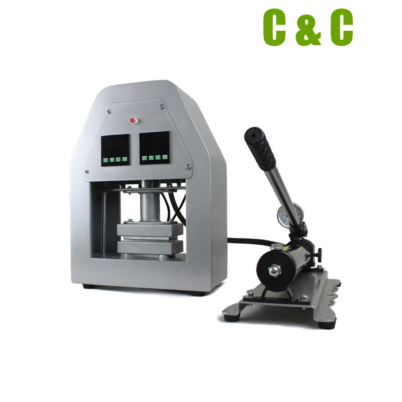 20 Ton Dual Heat Plates Rosin Press Machine Manual Hydraulic Oil