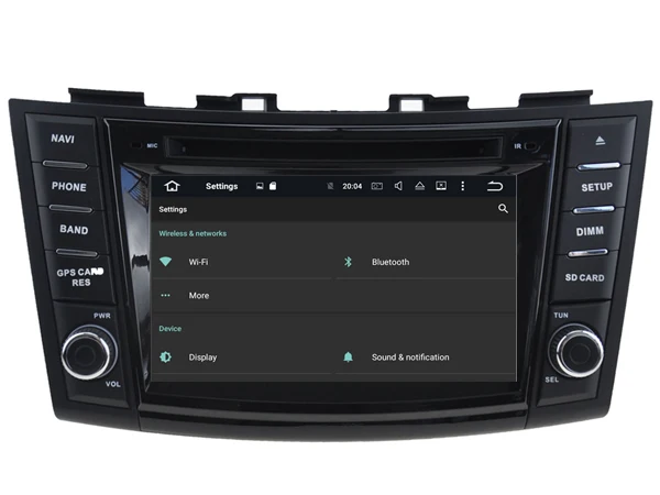 Best Android 8.0 CAR Audio DVD player FOR SUZUKI SWIFT (2011-2015) gps Multimedia head device unit receiver BT WIFI 4