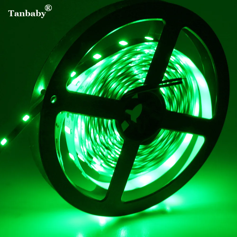 Tanbaby Светодиодные ленты свет SMD 5630 (5730) 5 м 300 светодио дный DC12V гибкая лента полосы света веревочки не Водонепроницаемый с Мощность EU/US