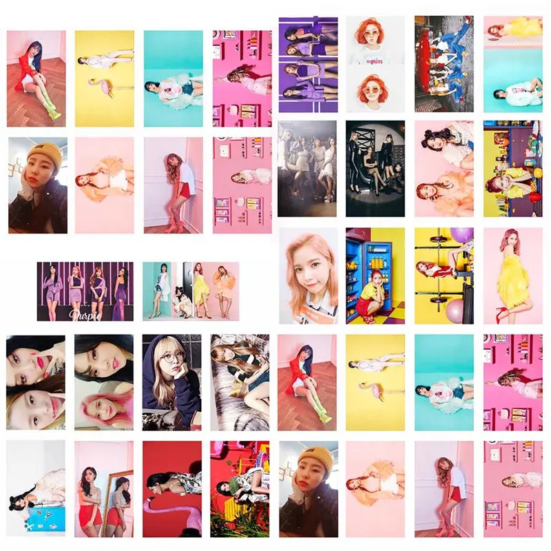 

30pcs/set K-POP MAMAMOO New Album Paper Lomo Cards Photo Cards Self Made Photocards Fans Gift Collection