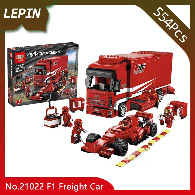 

21022 554pcs Technic Series F1 freight car Rapid Assembly Model Building Blocks Toys Compatible with Legoings